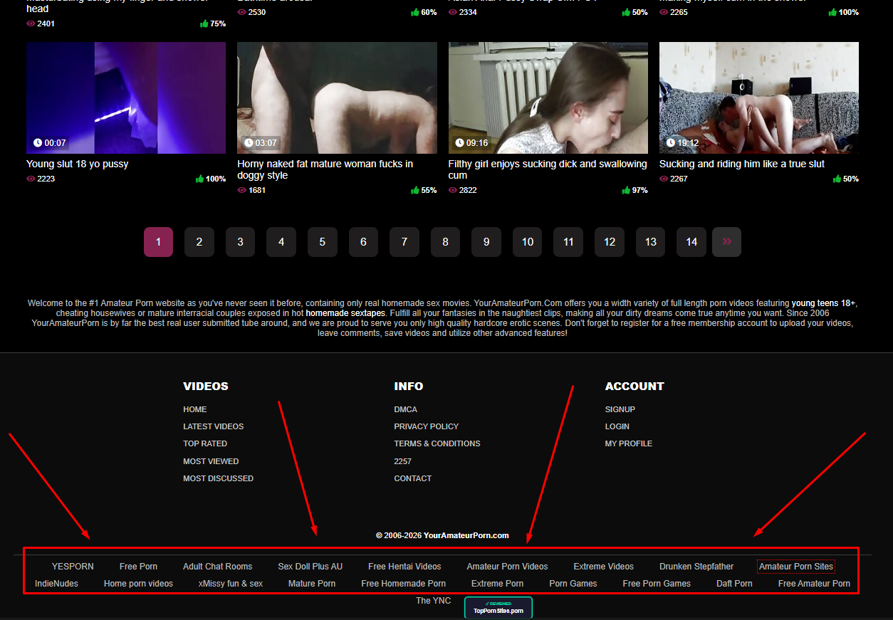 Footer Placement